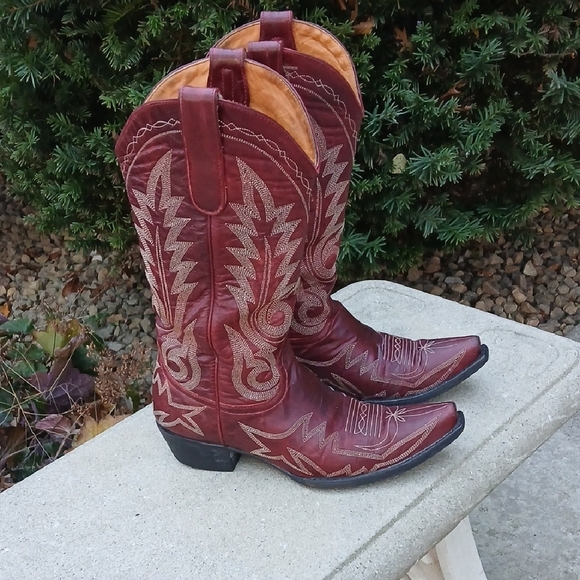 OLD GRINGO WOMEN'S NEVADA RED 13" BOOT Sz 8.5 GUC - Picture 2 of 16